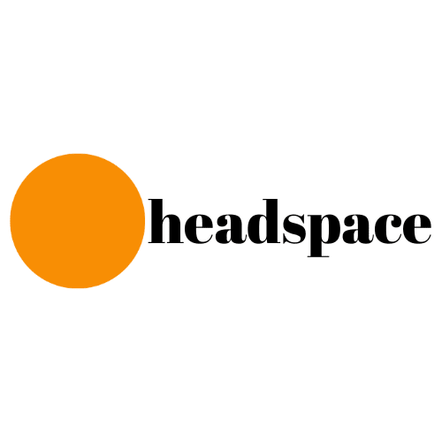 Headspace text on a white background