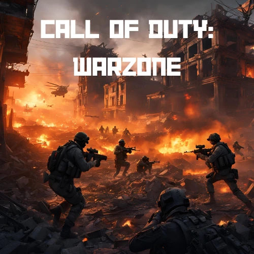 Call of duty warzone background with text